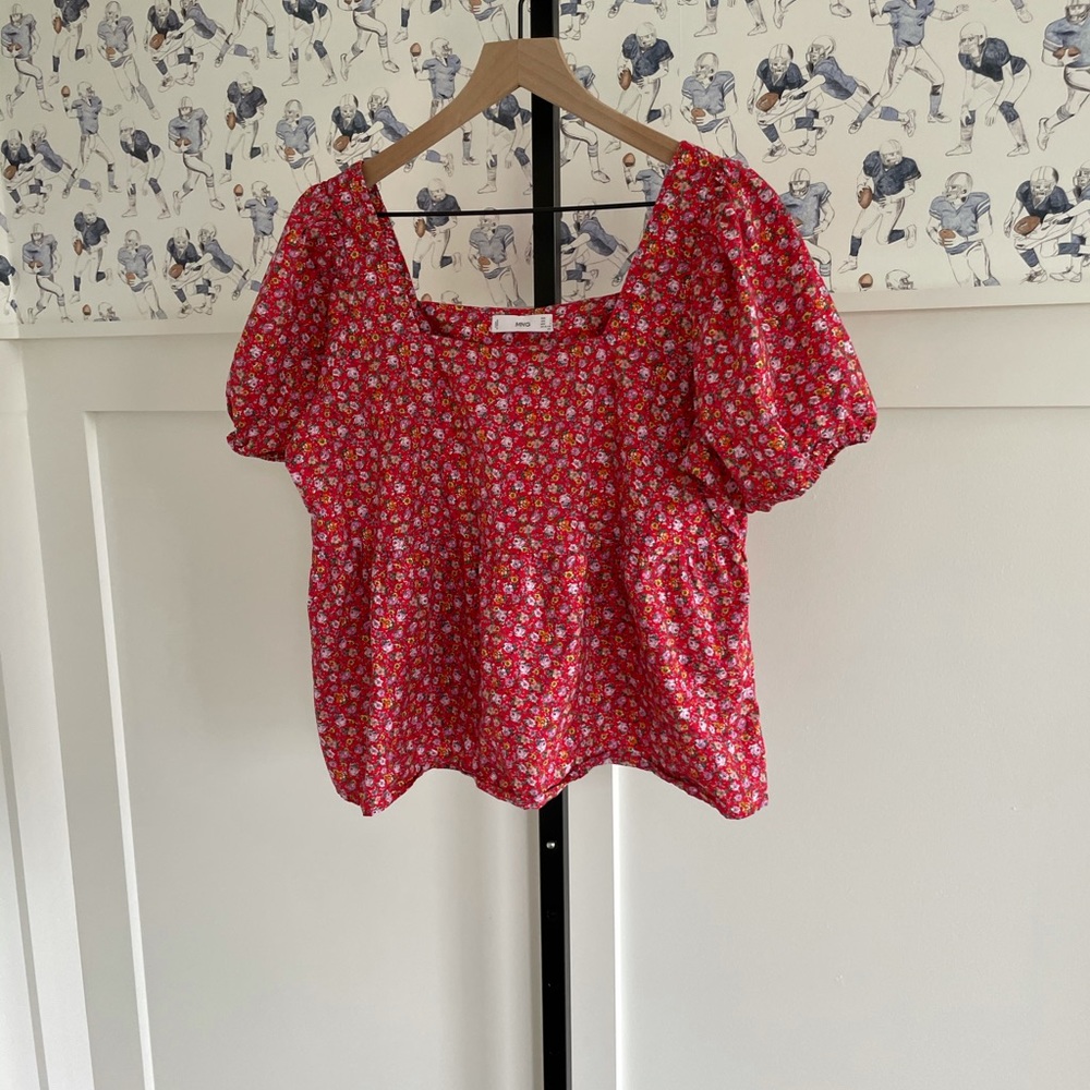 Mango Square Neck Top - Picture 3 of 9